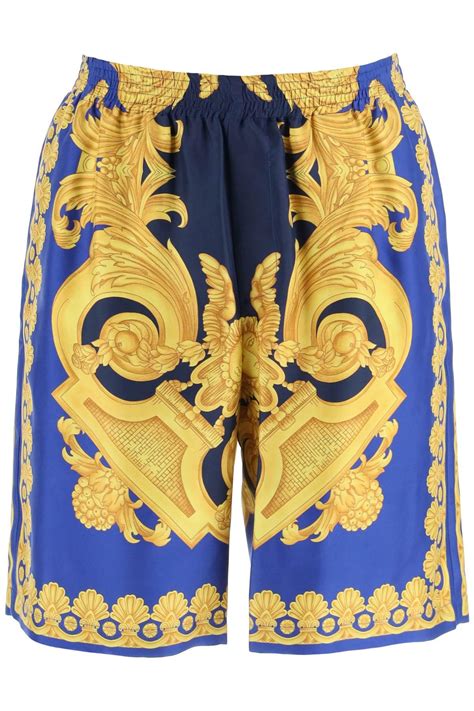 versace barocco 660|Versace Barocco 660 Silk Shorts .